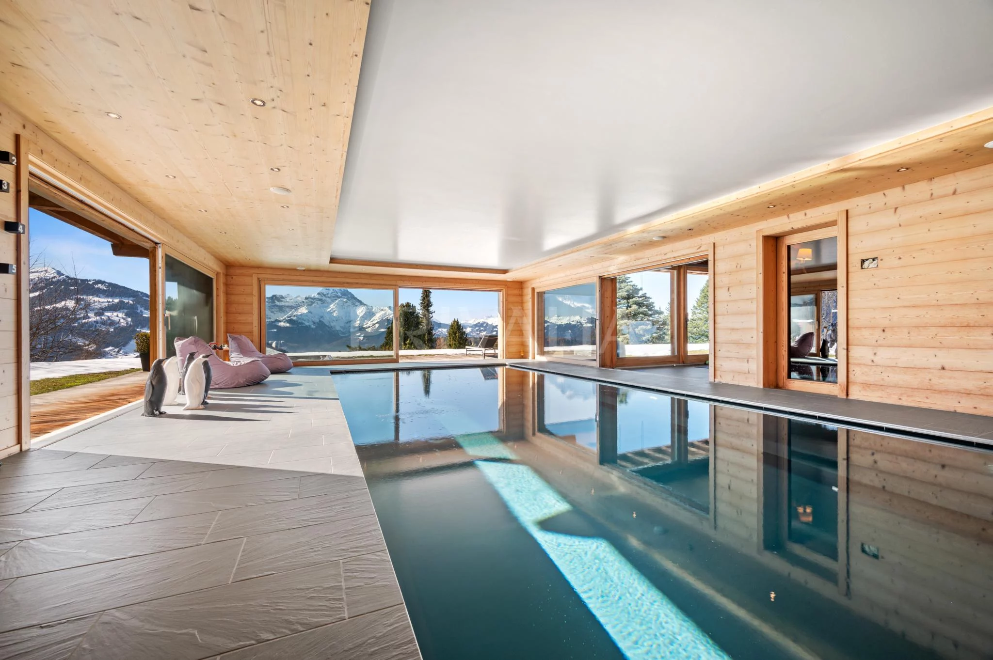 Chalet d’exception ski in – ski out aux portes de Villars
