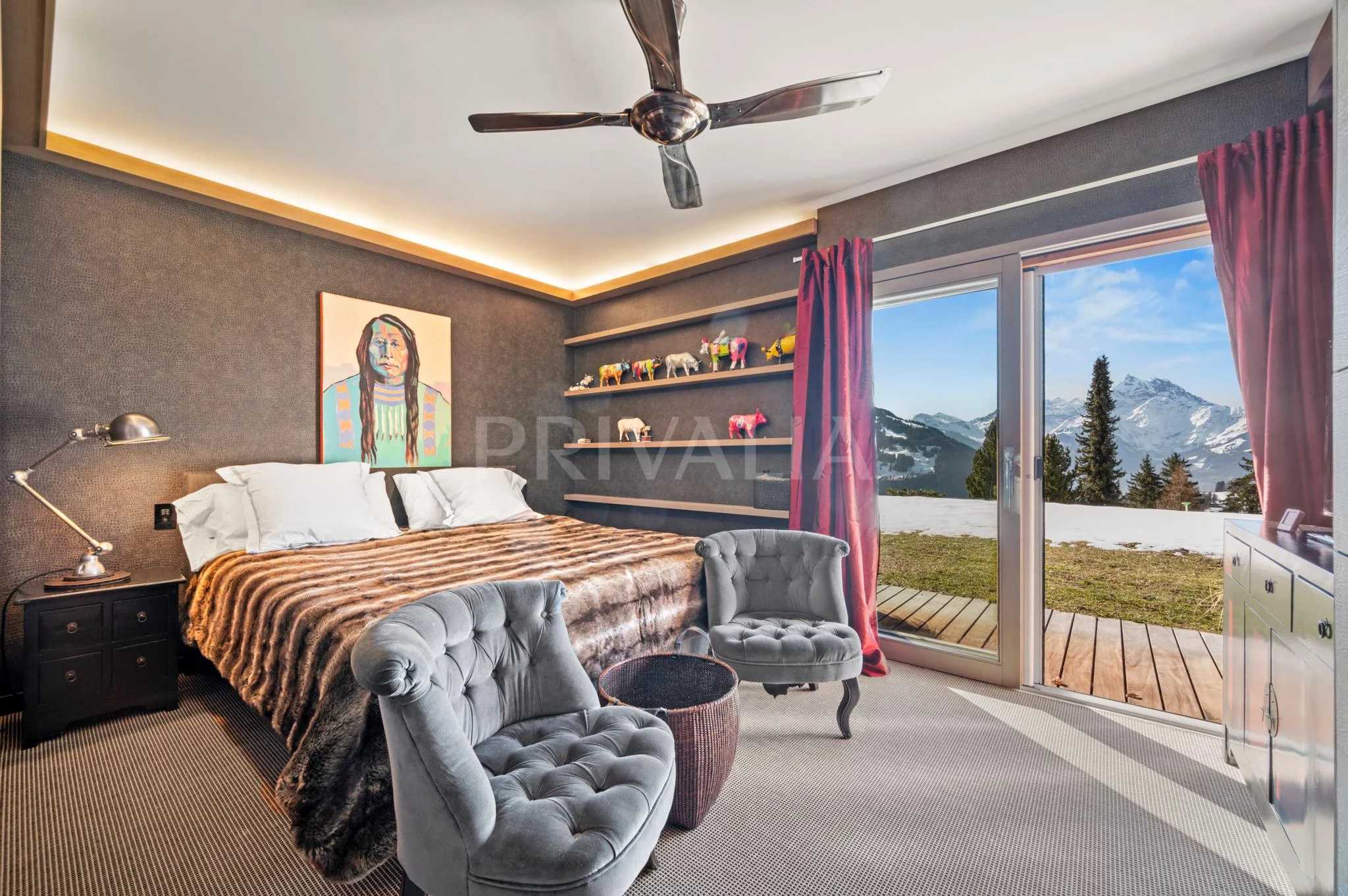Chalet d’exception ski in – ski out aux portes de Villars