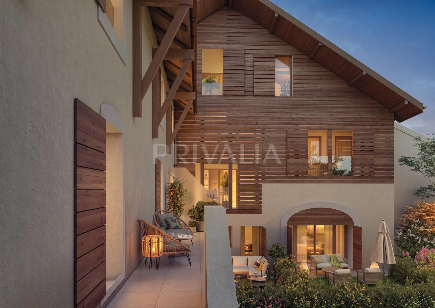 New project – 5-room duplex apartment with balcony and panoramic view