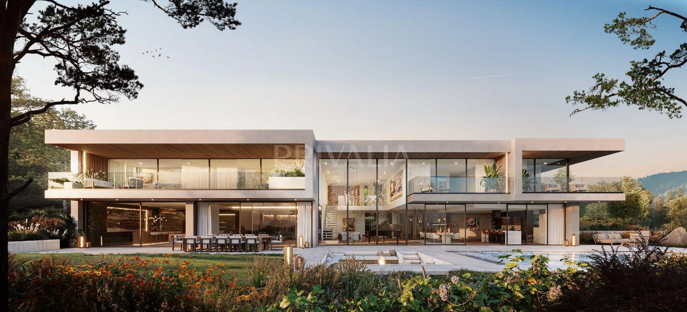 New development : Exceptional contemporary property with panoramic lake views in Dully