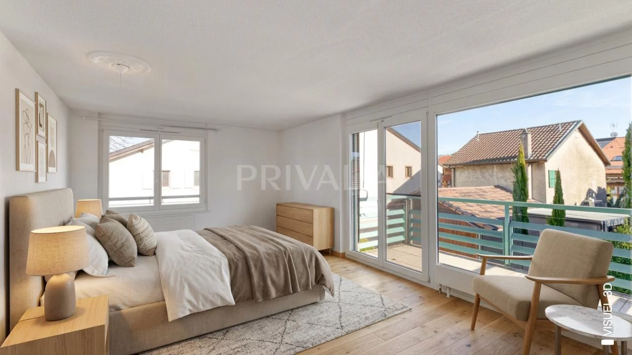 Exclusive : Apartment in the heart of the village of Sézenove