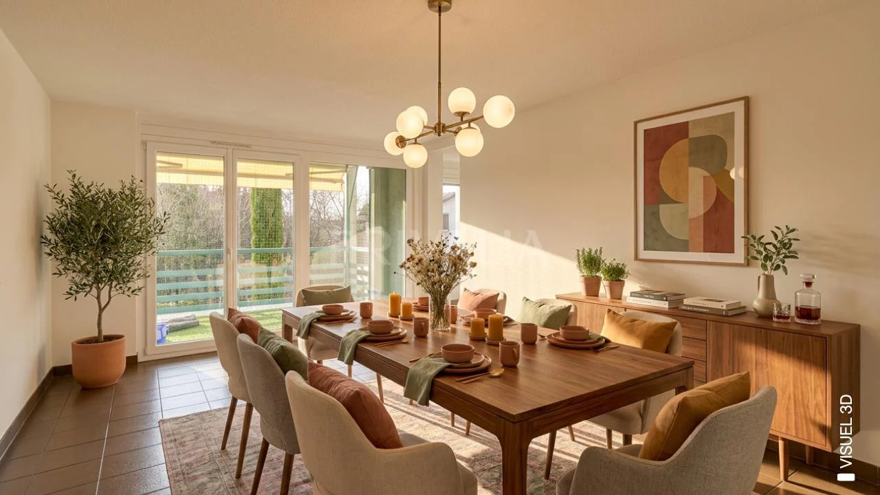 Exclusive : Apartment in the heart of the village of Sézenove