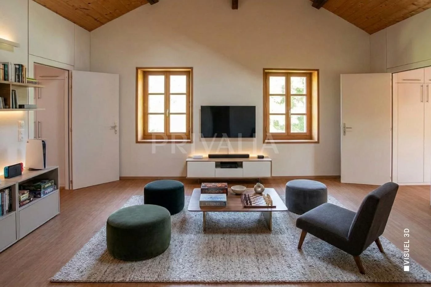 Belle maison mitoyenne villageoise au cœur de Troinex