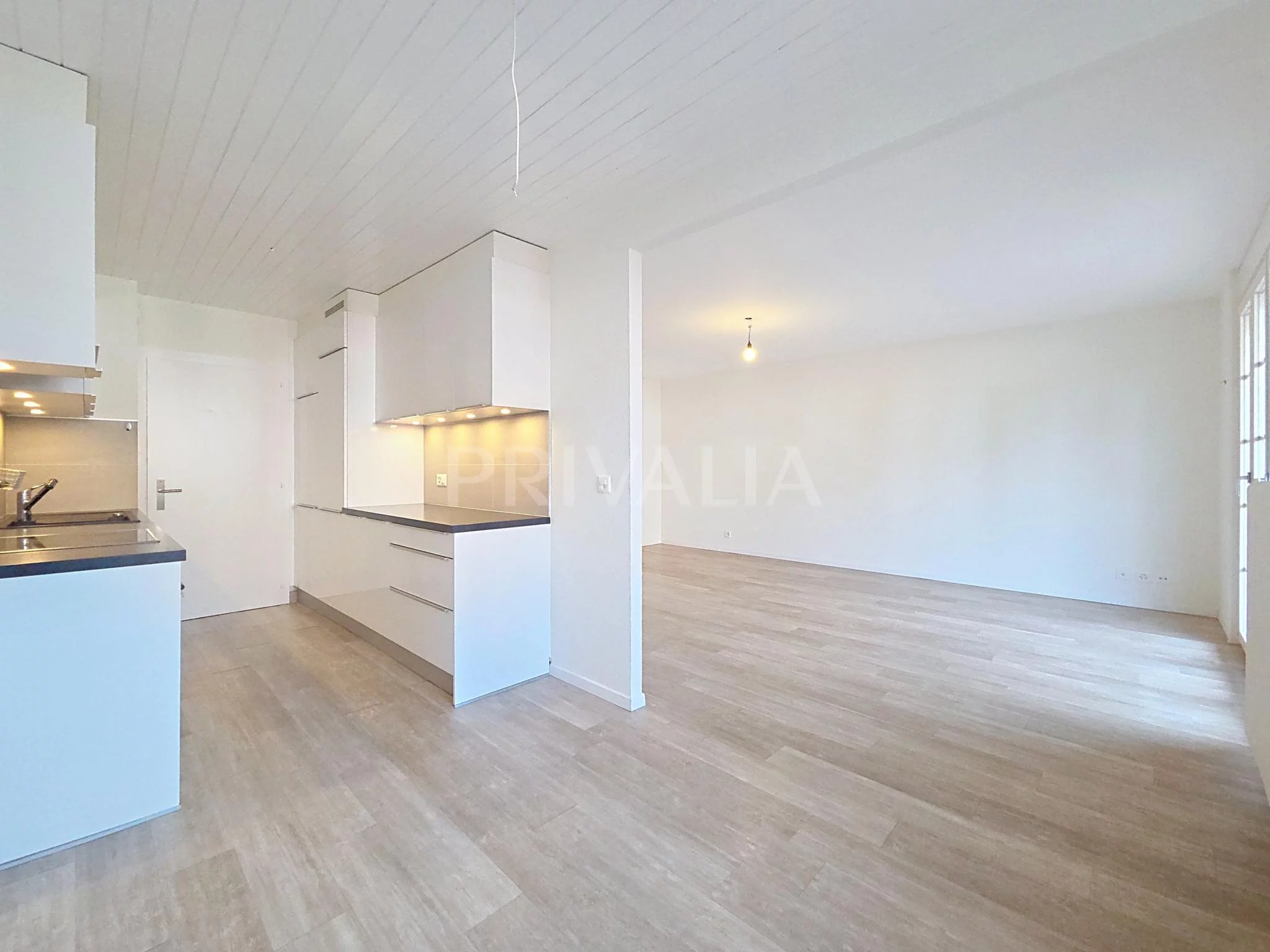 Bel appartement au rez-de-chaussée avec terrasse au coeur de Choulex