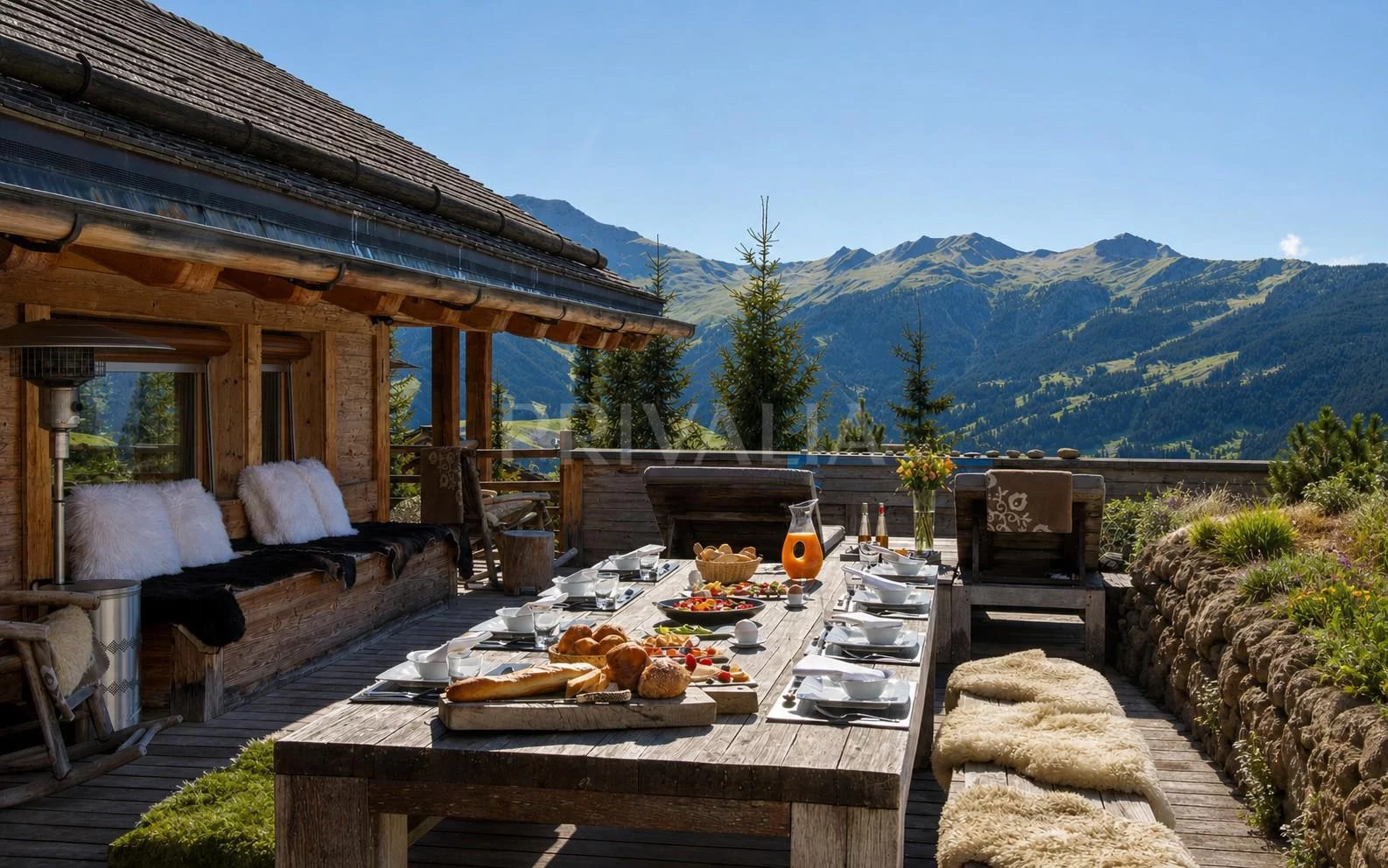 Propriété d’exception avec spa, piscine intérieure et vue panoramique sur les Alpes