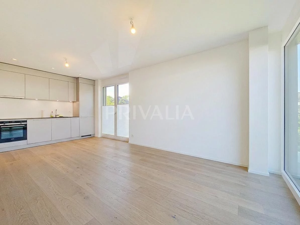 Bel appartement contemporain à deux pas du lac avec accès à une plage privée