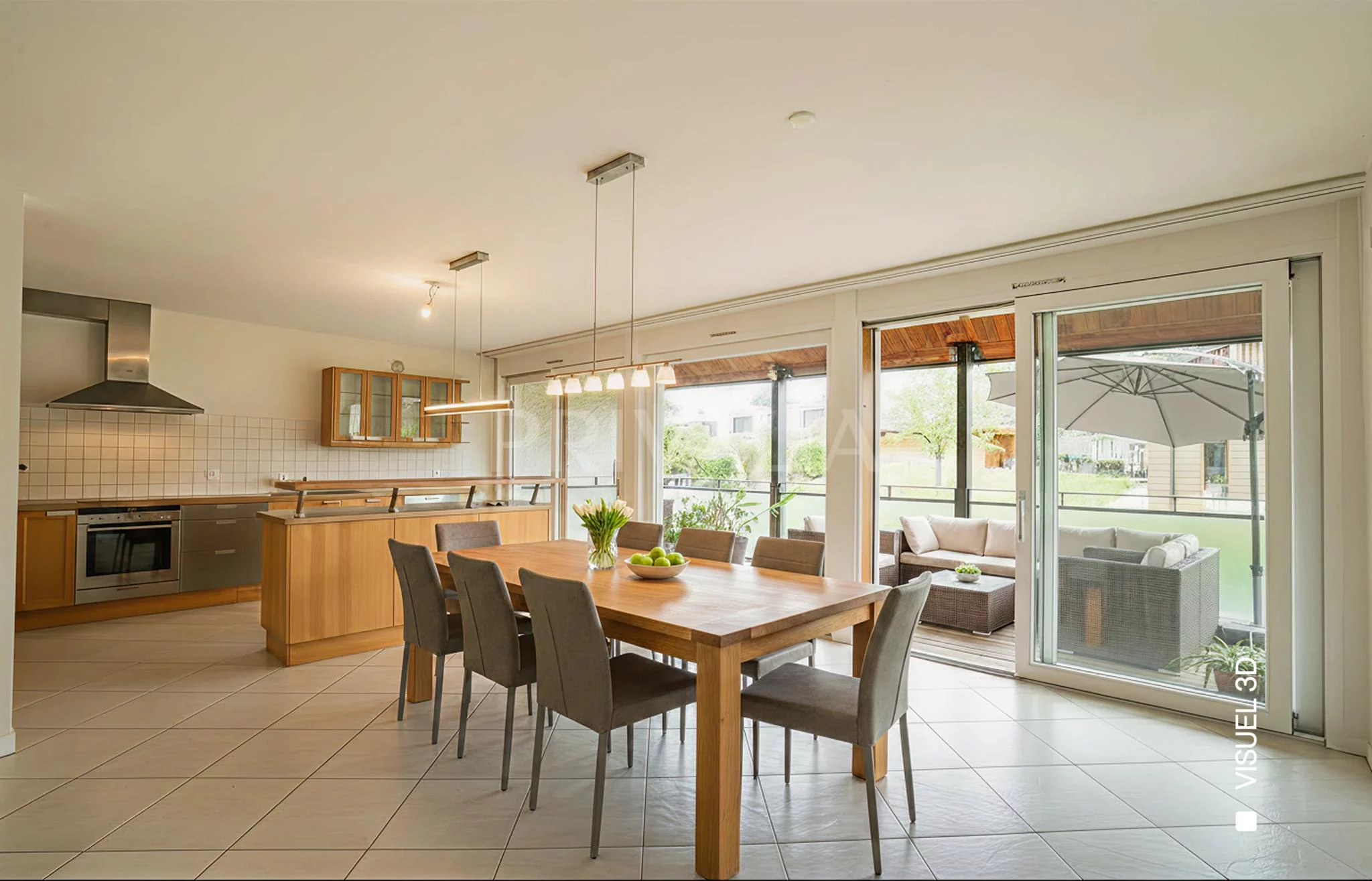 Superb bright flat in the heart of Bernex