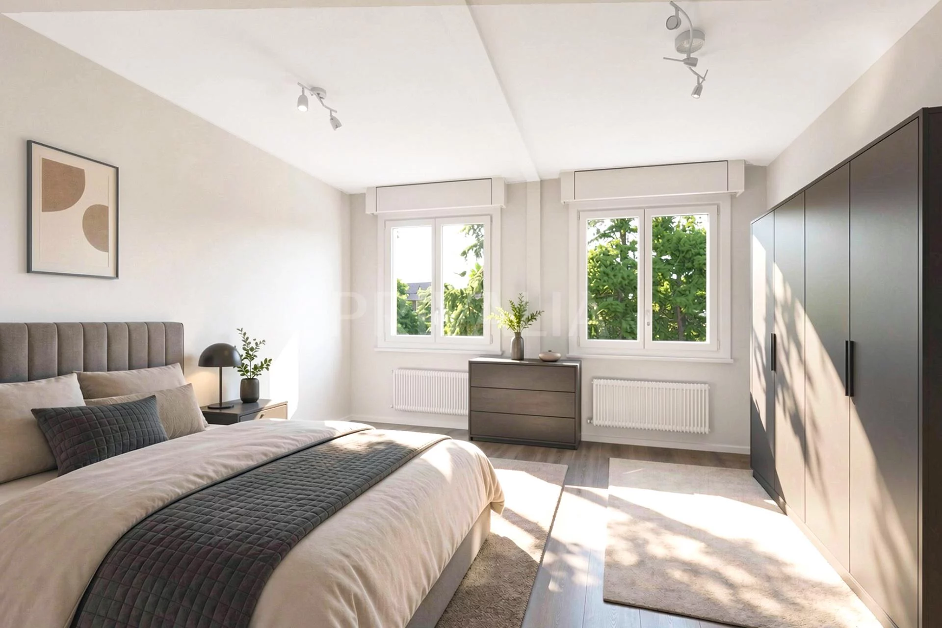 En Exclusivité : Spacieux 5 pièces rénové avec balcon et garage à Onex