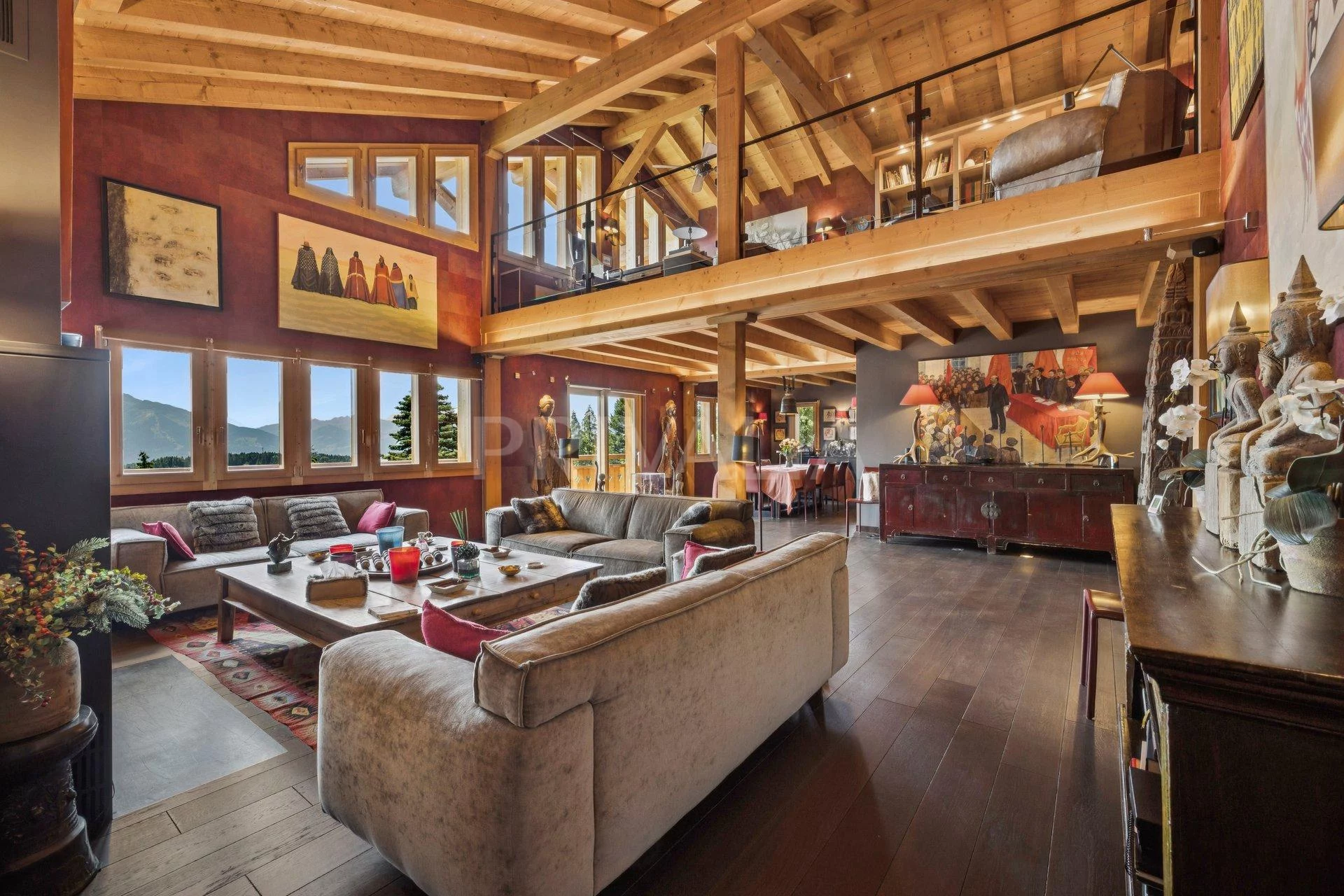 Chalet d’exception ski in – ski out aux portes de Villars
