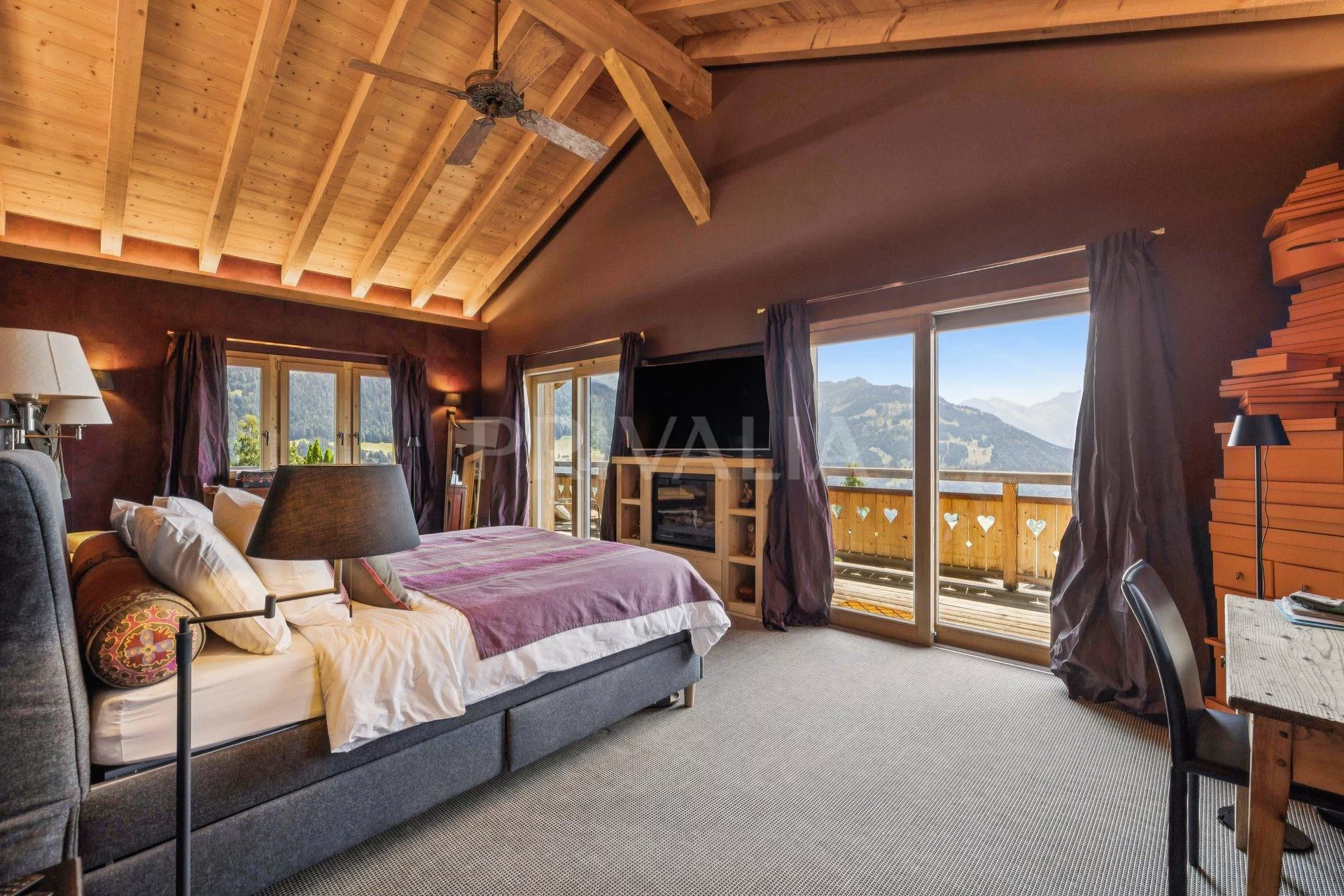 Chalet d’exception ski in – ski out aux portes de Villars