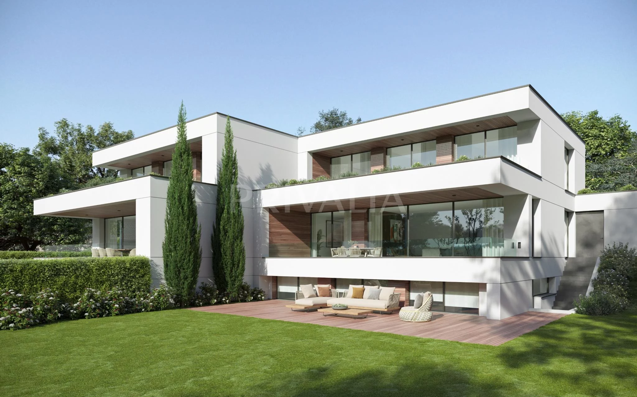 En co-exclusivité : Maison neuve : Elégance contemporaine à Lully / Bernex