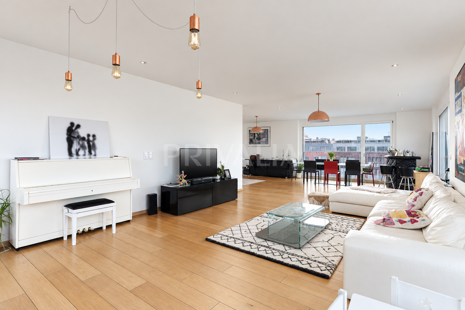 Magnifique attique contemporain avec terrasse