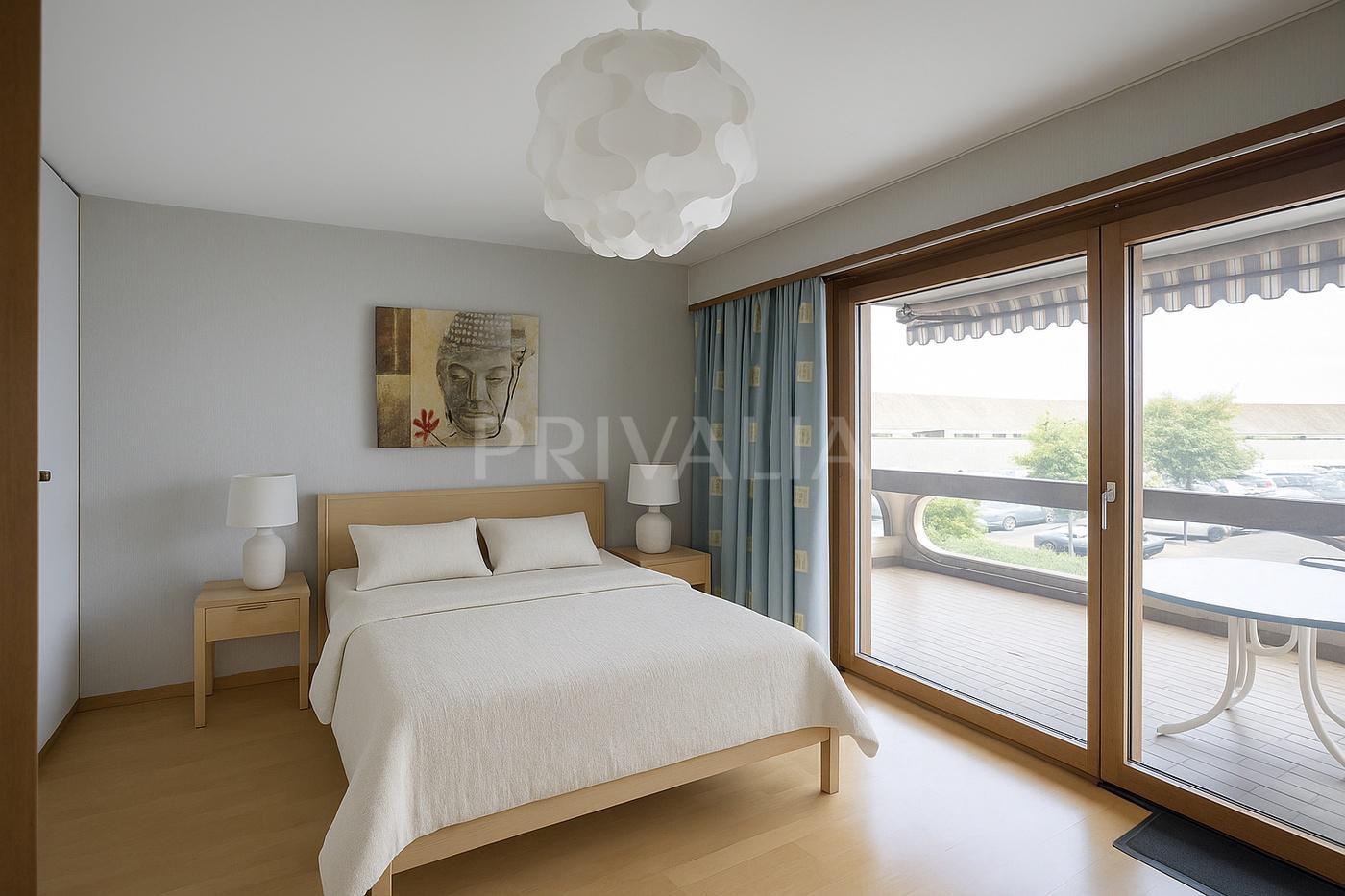 PrivaliaEn exclusivité : Appartement 2 ½ pièces de 62 m² avec deux balcons