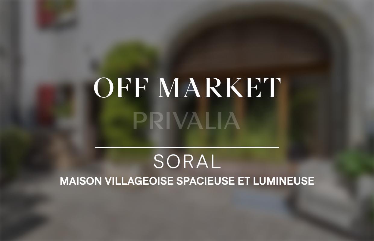 PrivaliaCo-exclusivité : Maison villageoise spacieuse et lumineuse au cœur de Soral