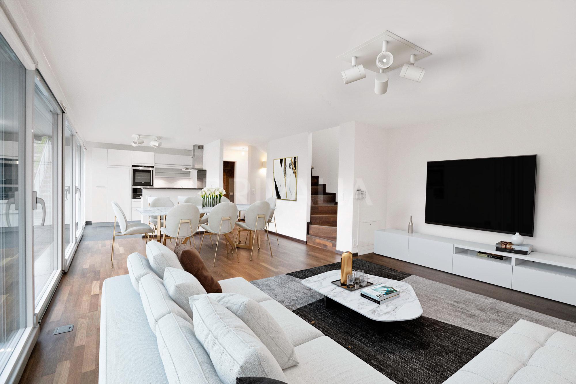 PrivaliaBelle villa mitoyenne contemporaine avec jardin