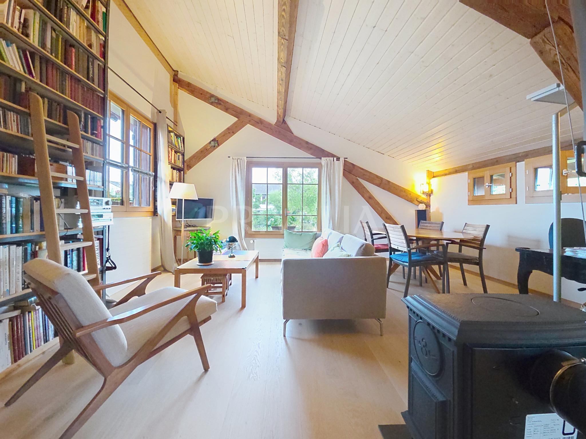 PrivaliaCharming Furnished Loft-Style Apartment with Terrace and Garden in a Renovated Farmhouse