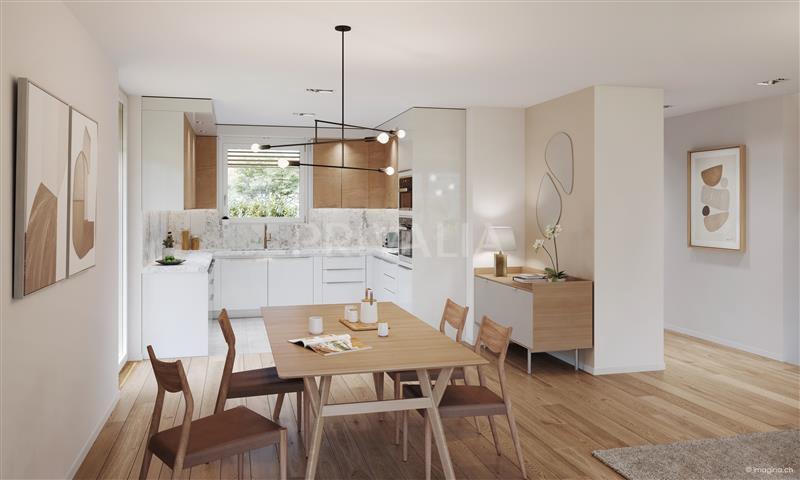 PrivaliaProjet Neuf – Villa contemporaine THPE avec jardin – Calme & lumière à Thônex