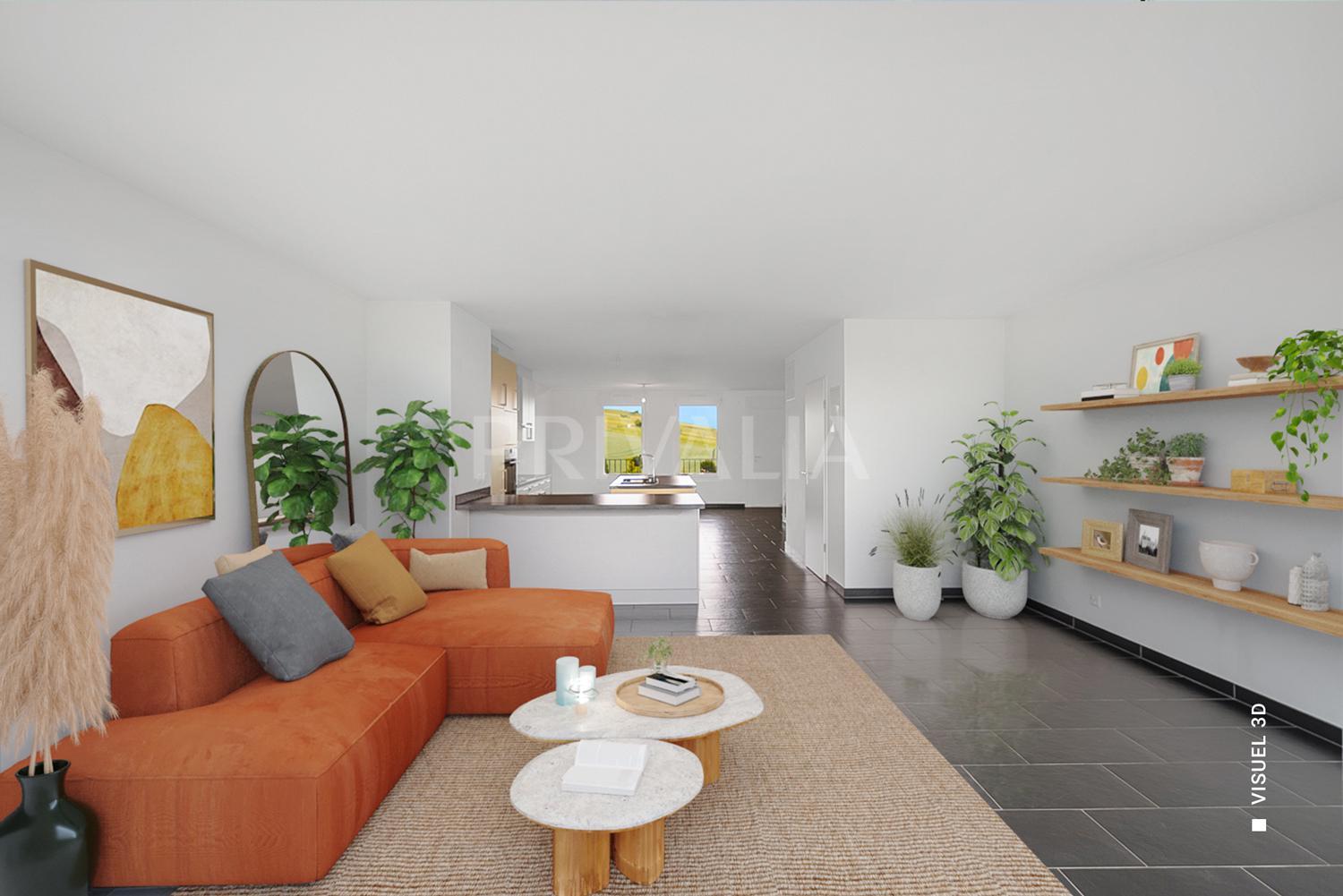 PrivaliaEn exclusivité: Duplex lumineux de 143 m² avec balcon à Lully / Bernex