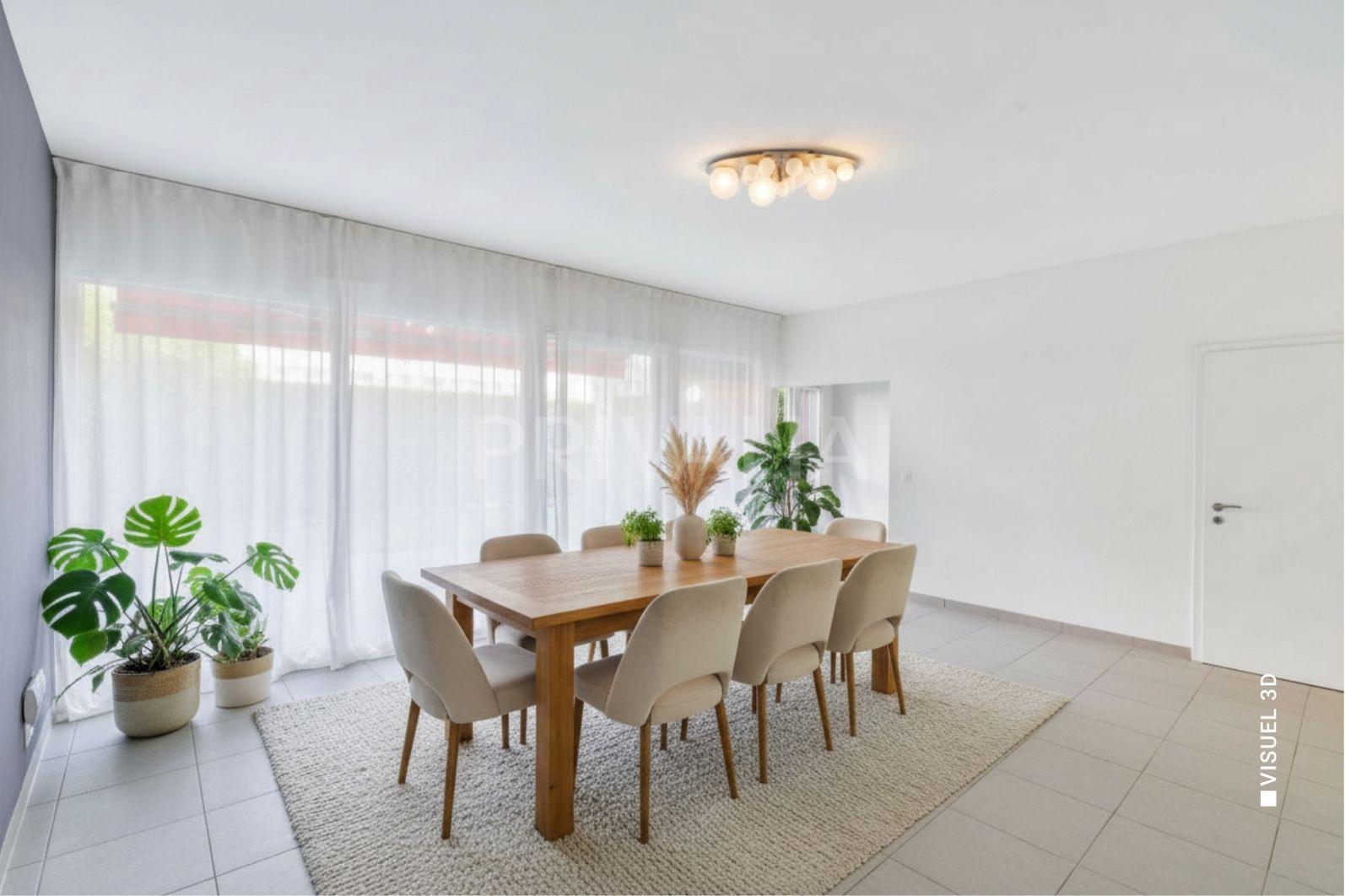 PrivaliaCASATAX: Rez de jardin de 4 pièces au centre d’Onex