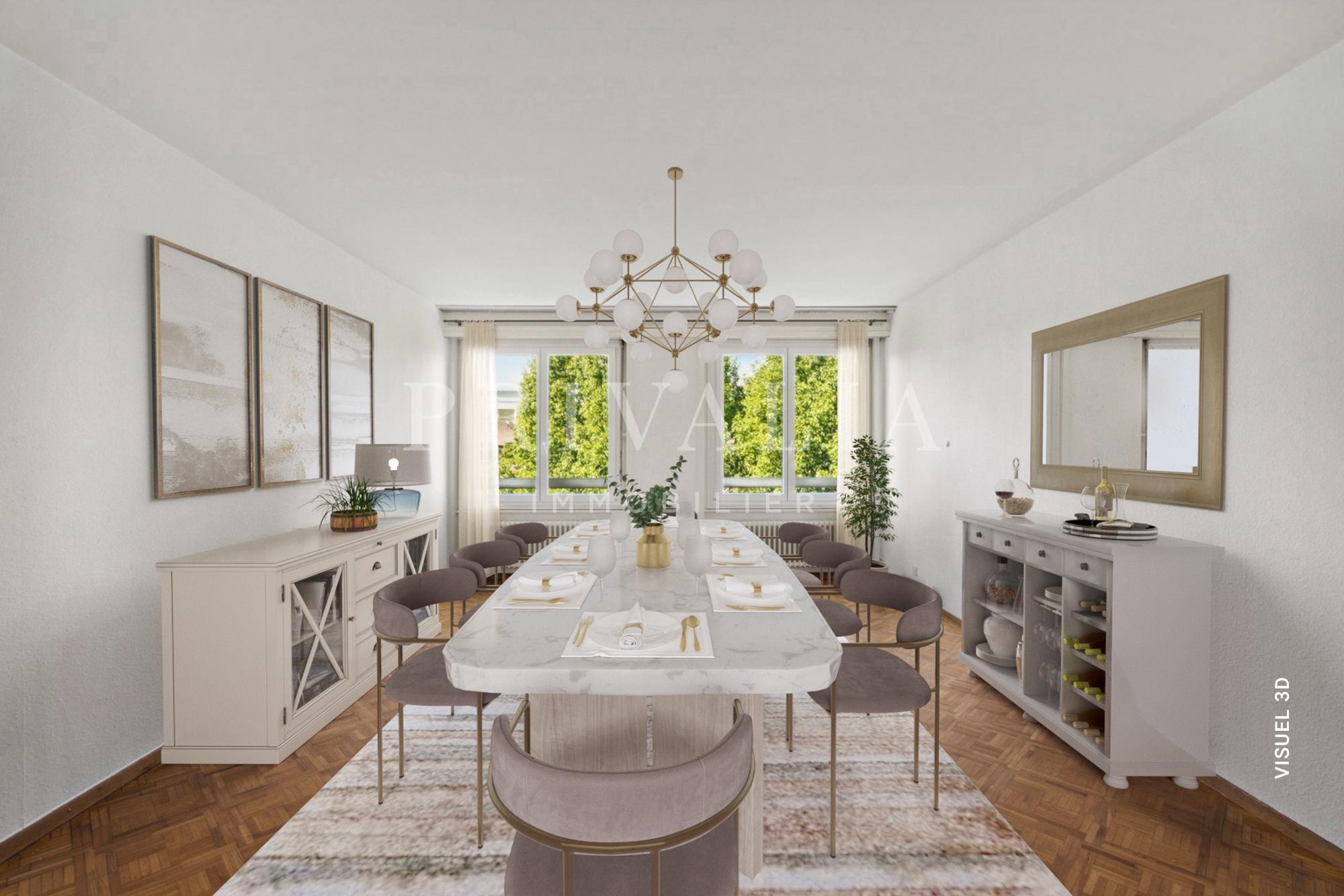 PrivaliaEn exclusivité – vente en SI : appartement traversant dernier au étage