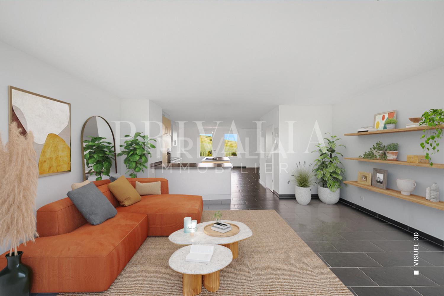 PrivaliaBright 143 m² duplex with balcony in Lully / Bernex
