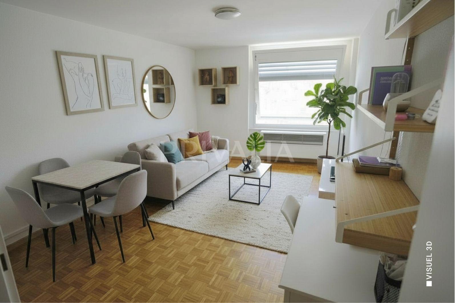 PrivaliaEn exclusivité – Appartement de 2,5 pièces avec balcon et vue impressionante