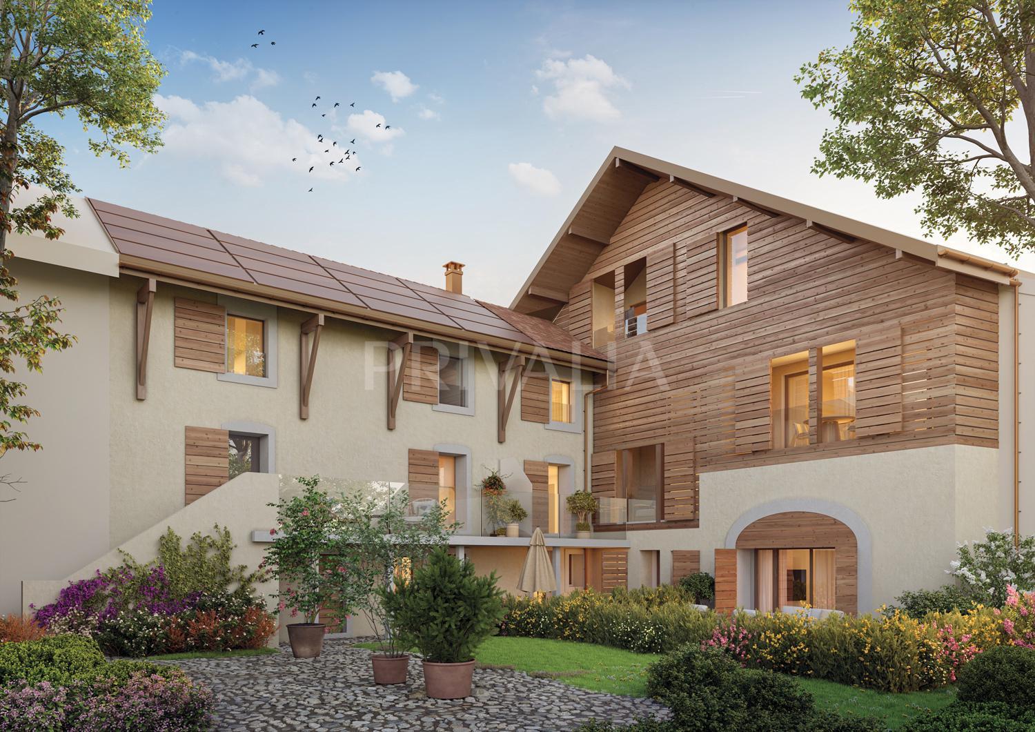 PrivaliaAppartement de 5 pièces en rez-de-jardin au sein d’un projet neuf – Russin