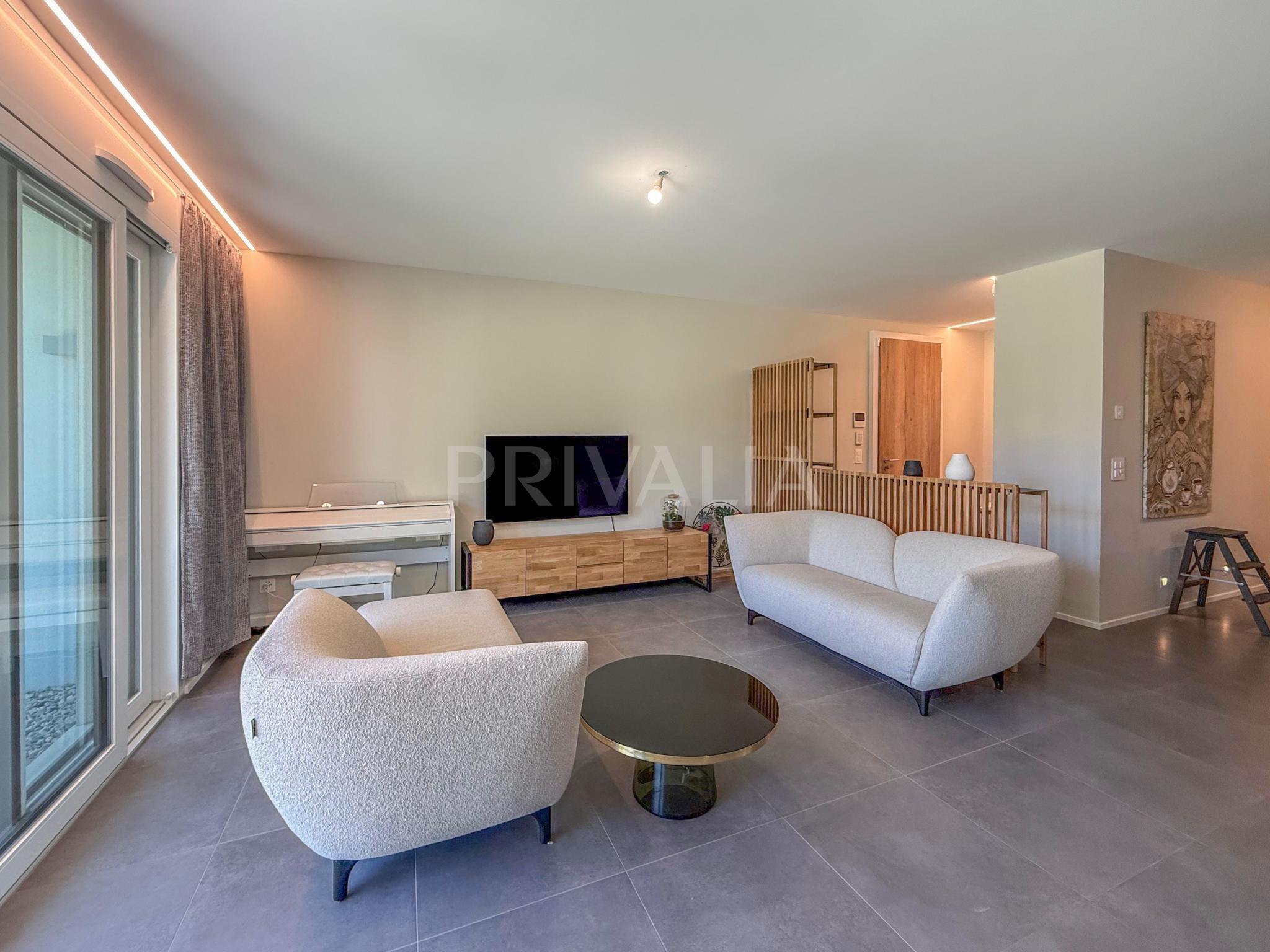 PrivaliaÉlégant 5 pièces avec terrasse privative au cœur de Chambésy