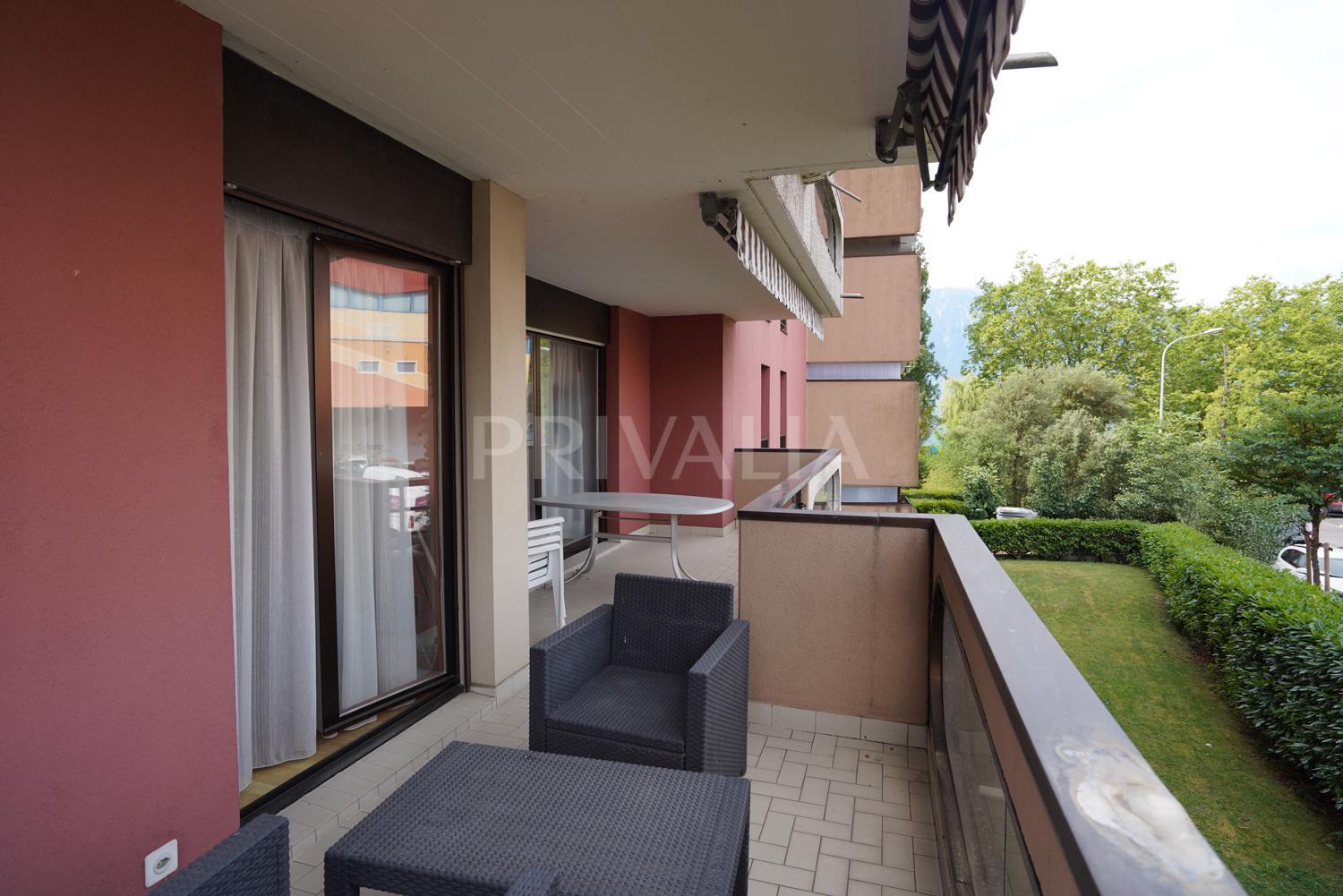 PrivaliaEn exclusivité : Appartement 2 ½ pièces de 62 m² avec deux balcons