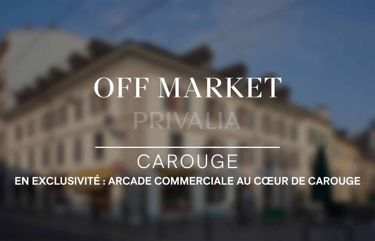 PrivaliaEn exclusivité : Arcade commerciale louée de 197 m² PPE au cœur de Carouge