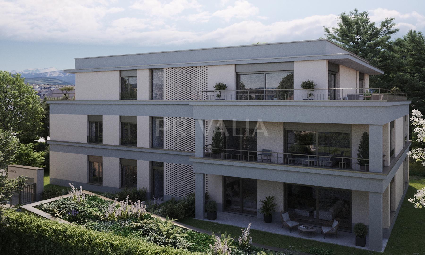 PrivaliaProjet neuf – Attique de 5 pièces avec grande terrasse