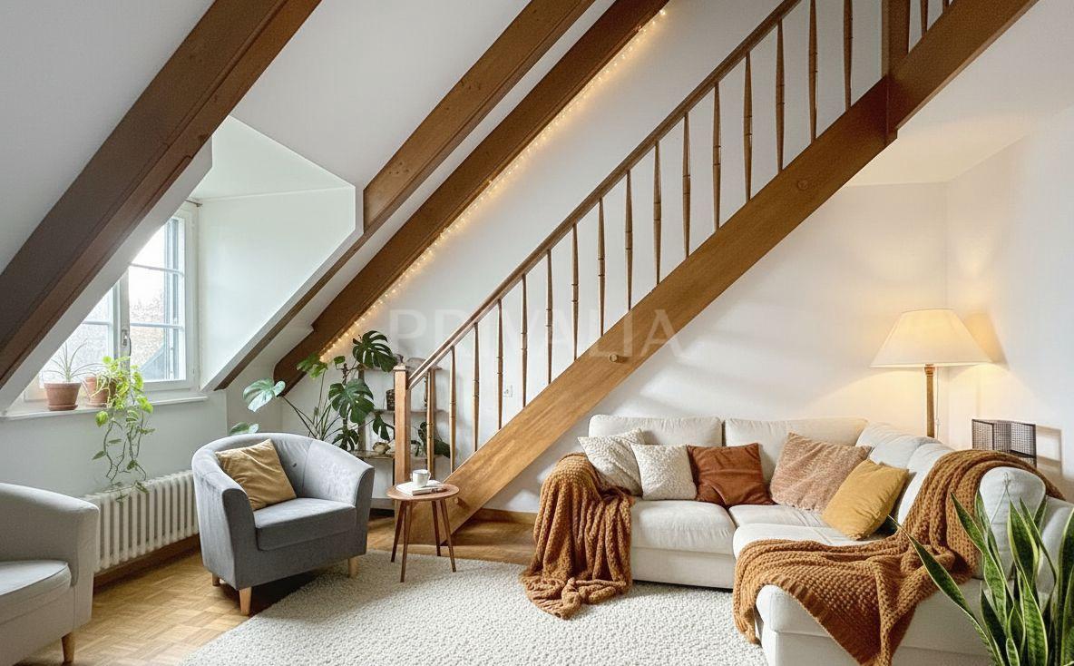 PrivaliaCharacterful duplex apartment in Old Carouge