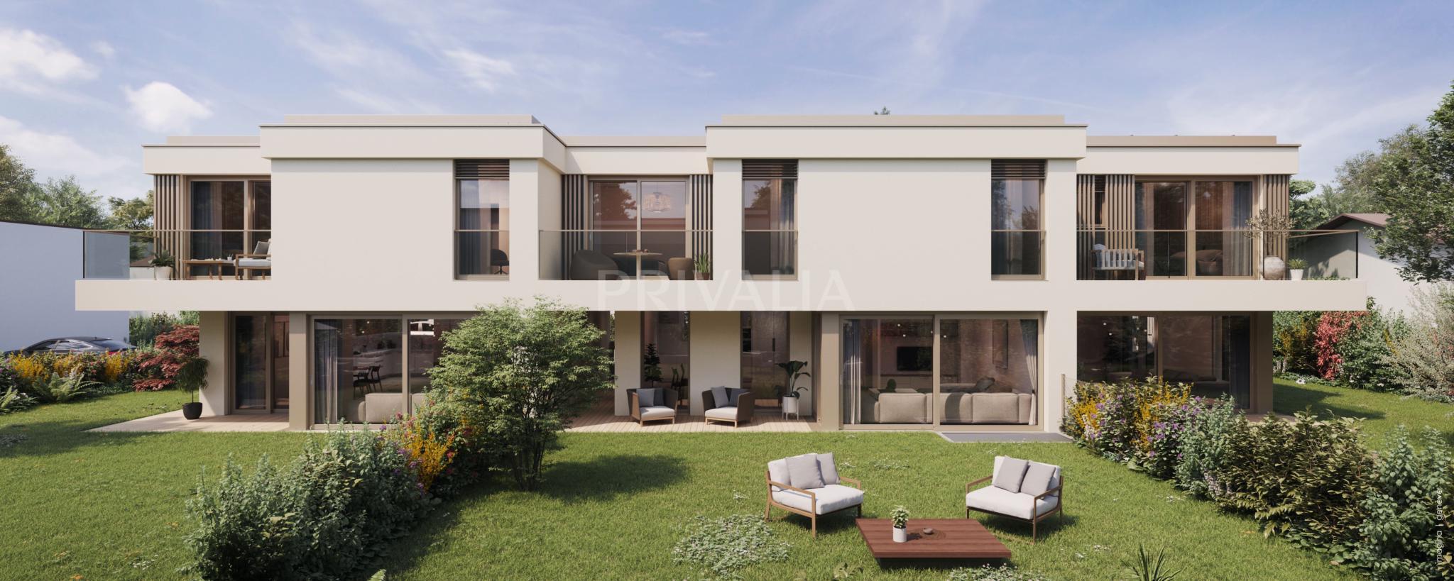 PrivaliaProjet Neuf – Villa contemporaine THPE avec jardin – Calme & lumière à Thônex