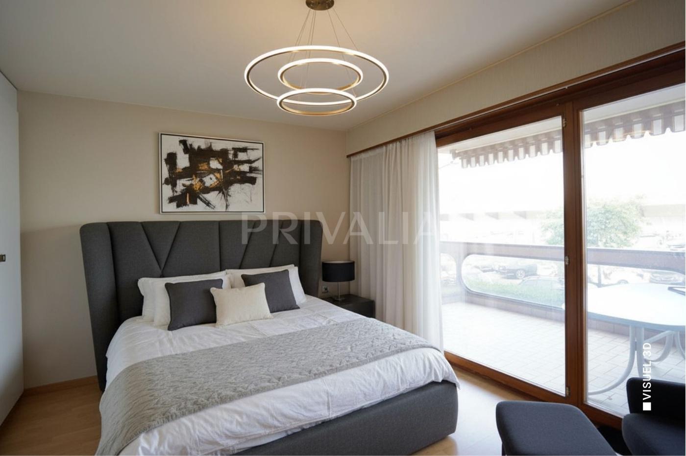 PrivaliaEn exclusivité : Appartement 2 ½ pièces de 62 m² avec deux balcons