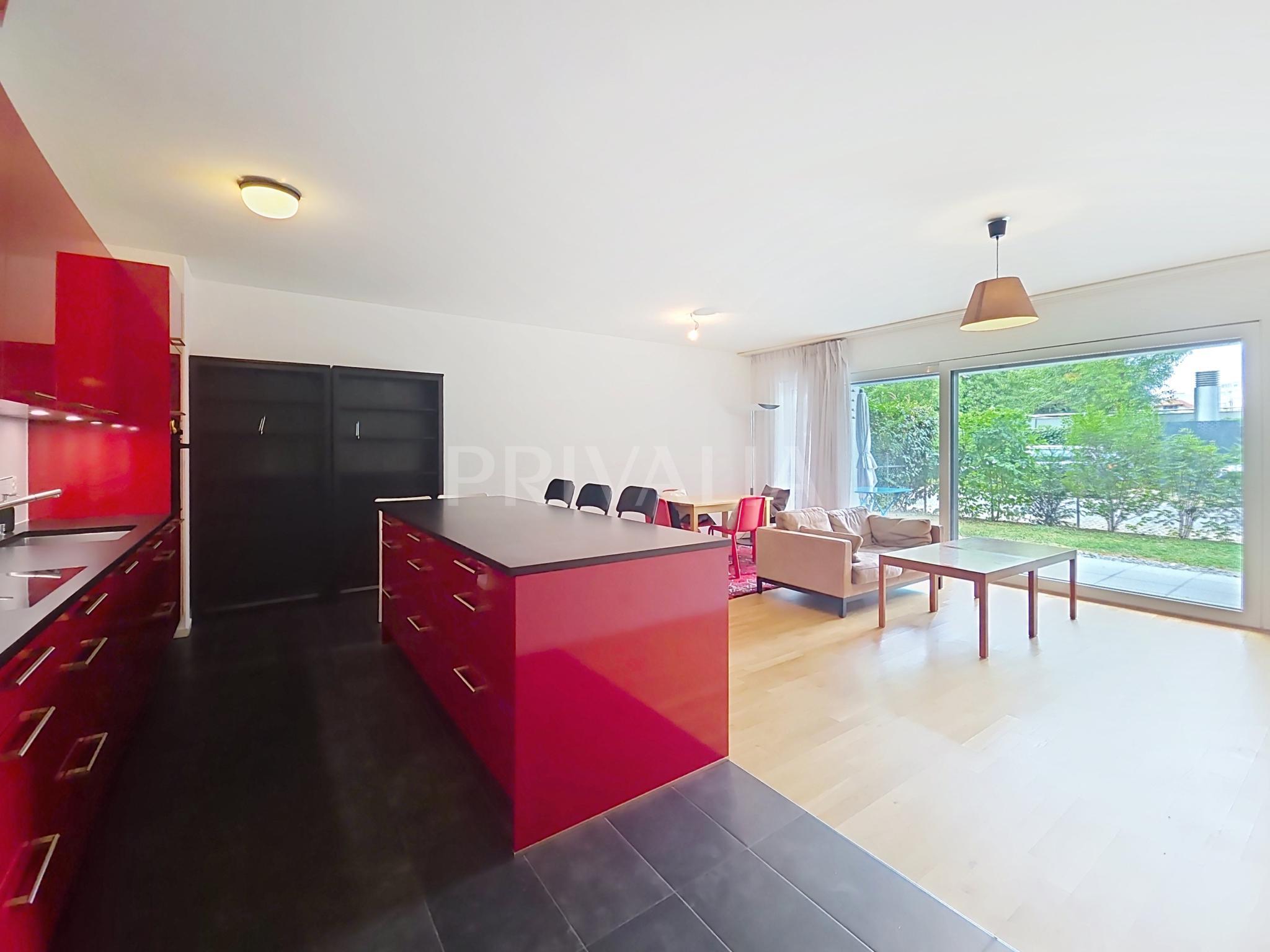 PrivaliaBel appartement en rez-de-jardin dans un immeuble récent